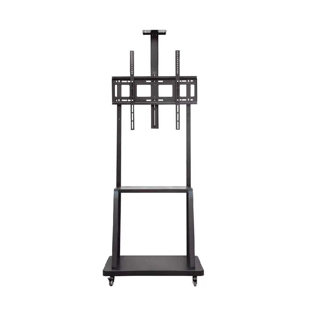 Skill Tech SH-75BFS Heavy Duty TV Stand with Wheels | Buy in Qatar Skill Tech SH-75BFS Heavy Duty TV Stand with Wheels | Buy in Qatar